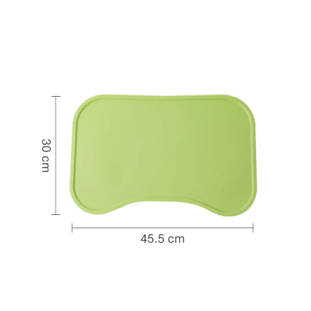 แผ่นซิลิโคนรองจานสัตว์เลี้ยง THAI SUN SPORT รุ่น PET0018-GR สีเขียว_1